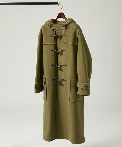 ABAHOUSE / アバハウス ダッフルコート | 【MONTGOMERY/モンゴメリー】 Kennington パイル メルトン | 詳細10