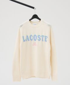 ABAHOUSE / アバハウス ニット・セーター | 【LACOSTE / ラコステ】ブランドネームロゴシャギーニッティングセーター