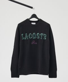 ABAHOUSE / アバハウス ニット・セーター | 【LACOSTE / ラコステ】ブランドネームロゴシャギーニッティングセーター