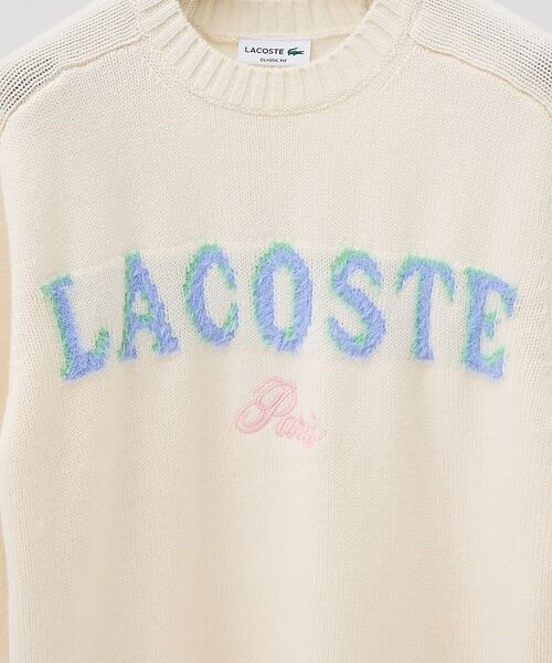 ABAHOUSE / アバハウス ニット・セーター | 【LACOSTE / ラコステ】ブランドネームロゴシャギーニッティングセーター | 詳細1