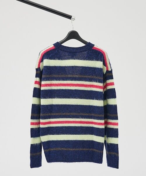 ABAHOUSE / アバハウス カーディガン・ボレロ | 【LACOSTE / ラコステ】アルパカブレンド ボーダーニットカーディガン | 詳細5