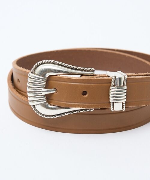 ABAHOUSE / アバハウス ベルト・サスペンダー | 【TORY LEATHER/ トリーレザー】3Piece Silver Buck | 詳細1