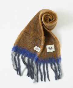 ABAHOUSE / アバハウス マフラー・ショール・スヌード・ストール | 【814 EZCARAY】TWIST FRAME モヘヤ マフラー