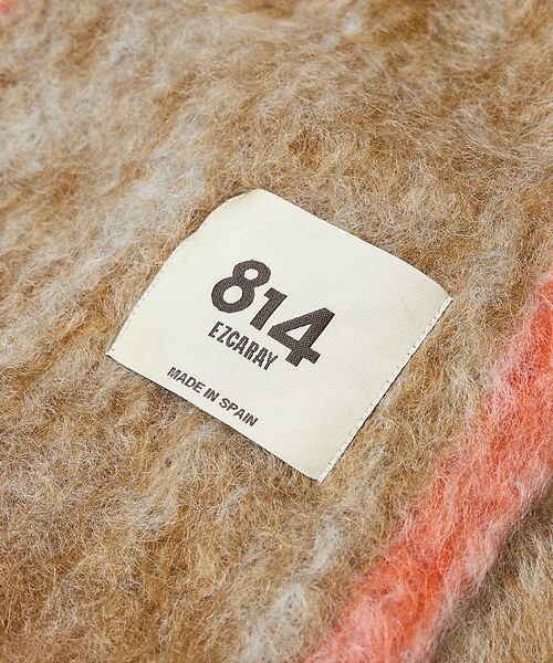 ABAHOUSE / アバハウス マフラー・ショール・スヌード・ストール | 【814 EZCARAY】TWIST FRAME モヘヤ マフラー | 詳細2