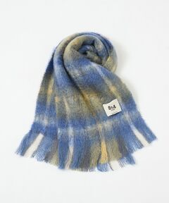ABAHOUSE / アバハウス マフラー・ショール・スヌード・ストール | 【814 EZCARAY】MOHAIR TARTAN モヘヤ マフラー