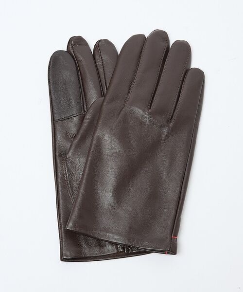 ABAHOUSE / アバハウス 手袋 | ラムレザーグローブ / タッチパネル対応（ブラウン）