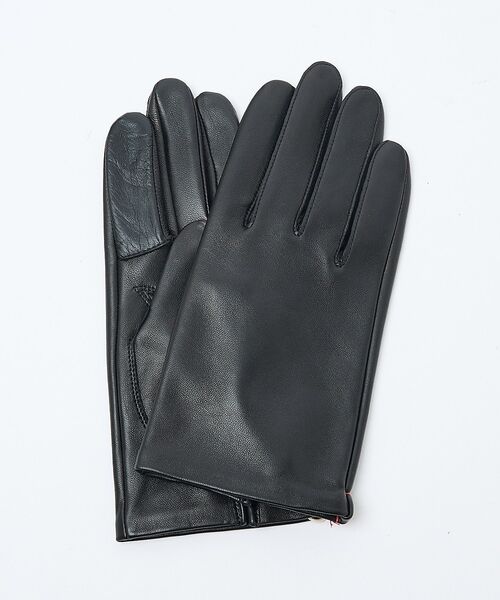 ABAHOUSE / アバハウス 手袋 | ラムレザーグローブ / タッチパネル対応（ブラック）