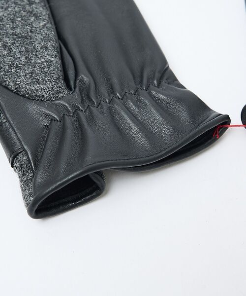 ABAHOUSE / アバハウス 手袋 | Harris Tweed ベルト付きグローブ / タッチパネル対応 | 詳細5