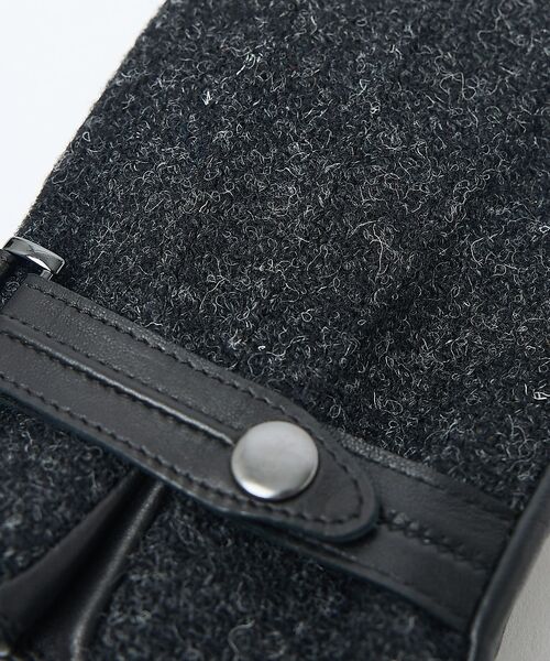 ABAHOUSE / アバハウス 手袋 | Harris Tweed ベルト付きグローブ / タッチパネル対応 | 詳細10