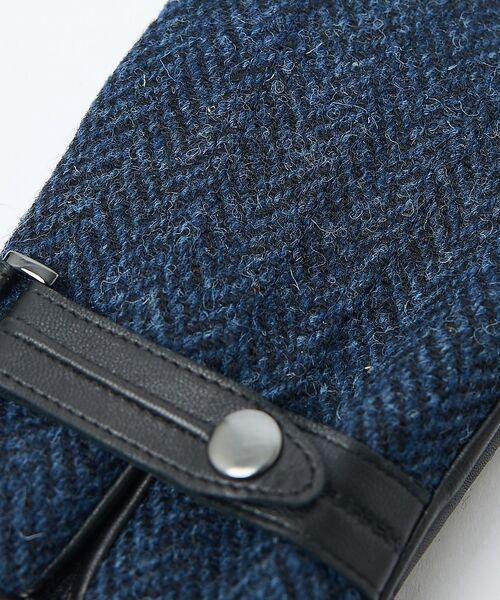 ABAHOUSE / アバハウス 手袋 | Harris Tweed ベルト付きグローブ / タッチパネル対応 | 詳細11