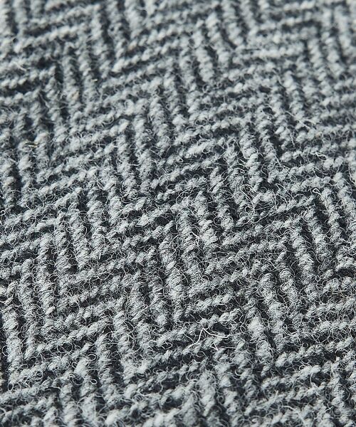 ABAHOUSE / アバハウス 手袋 | 【HarrisTweed】 ラムレザー×ツイード コンビ グローブ / タッチパ | 詳細7