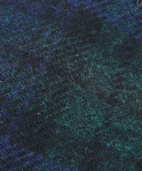 ABAHOUSE / アバハウス 手袋 | 【HarrisTweed】 ラムレザー×ツイード コンビ グローブ / タッチパ | 詳細8