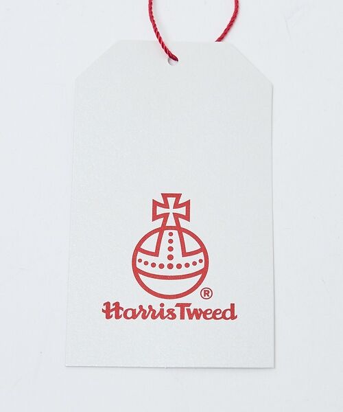 ABAHOUSE / アバハウス 手袋 | 【HarrisTweed】 ラムレザー×ツイード コンビ グローブ / タッチパ | 詳細9