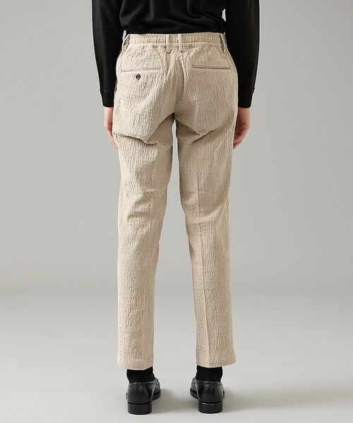 ABAHOUSE / アバハウス パンツ | 【セットアップ対応】シャーリング コーデュロイ イージースラックス | 詳細4