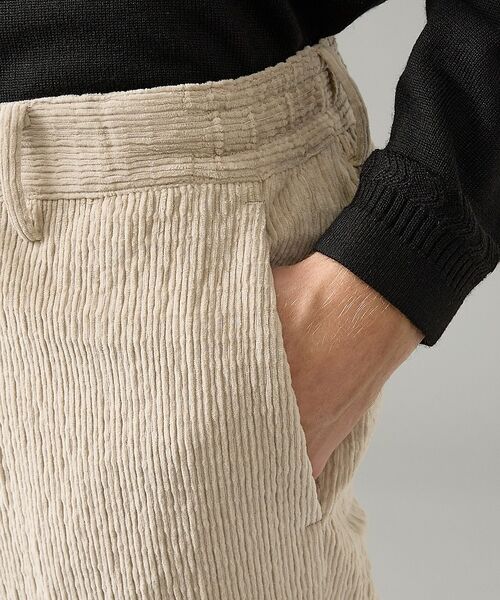 ABAHOUSE / アバハウス パンツ | 【セットアップ対応】シャーリング コーデュロイ イージースラックス | 詳細8
