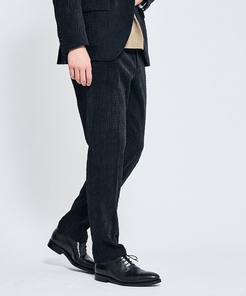 ABAHOUSE / アバハウス パンツ | 【セットアップ対応】シャーリング コーデュロイ イージースラックス | 詳細17