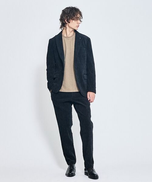 ABAHOUSE / アバハウス パンツ | 【セットアップ対応】シャーリング コーデュロイ イージースラックス | 詳細18