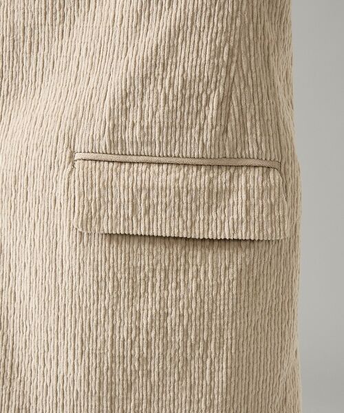 ABAHOUSE / アバハウス テーラードジャケット | 【セットアップ対応】シャーリング コーデュロイ ジャケット | 詳細10