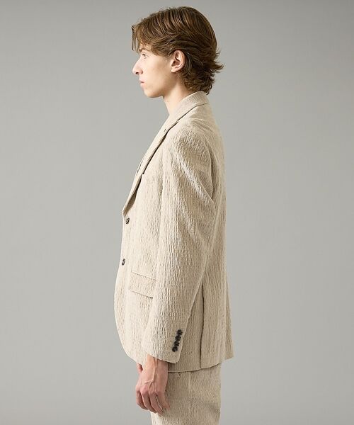ABAHOUSE / アバハウス テーラードジャケット | 【セットアップ対応】シャーリング コーデュロイ ジャケット | 詳細4