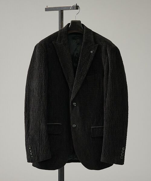 ABAHOUSE / アバハウス テーラードジャケット | 【セットアップ対応】シャーリング コーデュロイ ジャケット | 詳細15