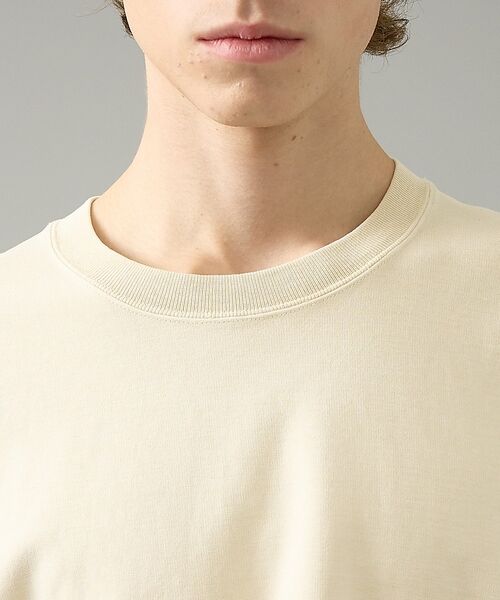 ABAHOUSE / アバハウス Tシャツ | 【スウェットライク】フェード ポンチ クルーネック プルオーバー【予約】 | 詳細4