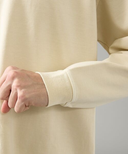 ABAHOUSE / アバハウス Tシャツ | 【スウェットライク】フェード ポンチ クルーネック プルオーバー【予約】 | 詳細5