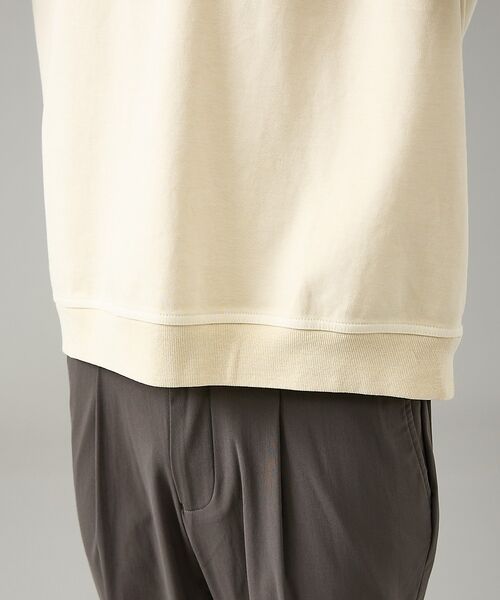 ABAHOUSE / アバハウス Tシャツ | 【スウェットライク】フェード ポンチ クルーネック プルオーバー【予約】 | 詳細6