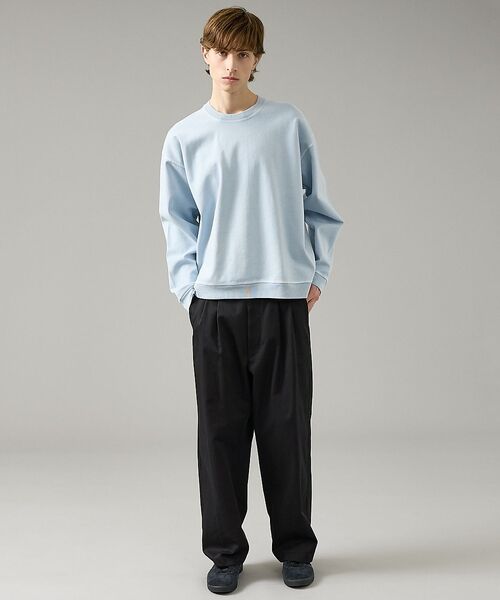 ABAHOUSE / アバハウス Tシャツ | 【スウェットライク】フェード ポンチ クルーネック プルオーバー【予約】 | 詳細13