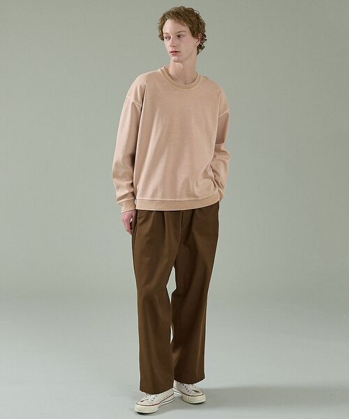 ABAHOUSE / アバハウス Tシャツ | 【スウェットライク】フェード ポンチ クルーネック プルオーバー【予約】 | 詳細15