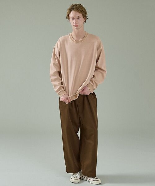 ABAHOUSE / アバハウス Tシャツ | 【スウェットライク】フェード ポンチ クルーネック プルオーバー【予約】 | 詳細16