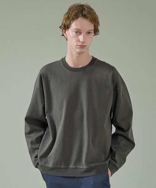ABAHOUSE / アバハウス Tシャツ | 【スウェットライク】フェード ポンチ クルーネック プルオーバー【予約】 | 詳細19
