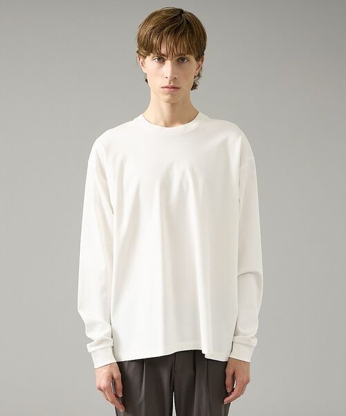 ABAHOUSE / アバハウス Tシャツ | コットンポンチ モダンフィット ロンT / オーバーサイズ【予約】 | 詳細2