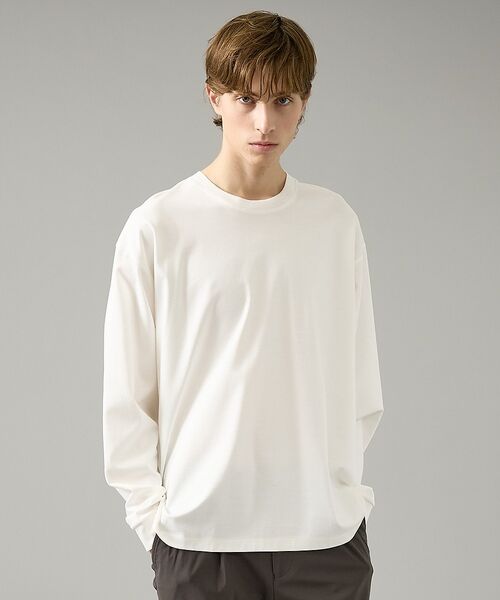 ABAHOUSE / アバハウス Tシャツ | コットンポンチ モダンフィット ロンT / オーバーサイズ【予約】 | 詳細8