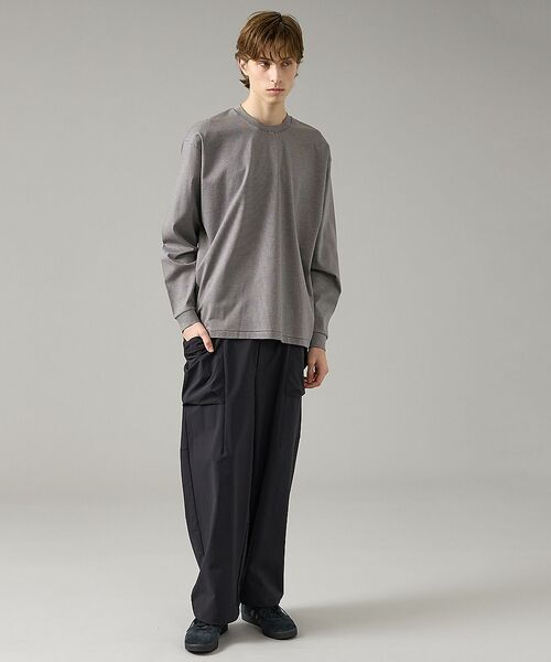 ABAHOUSE / アバハウス Tシャツ | コットンポンチ モダンフィット ボーダーロンT / オーバーサイズ【予約】 | 詳細3