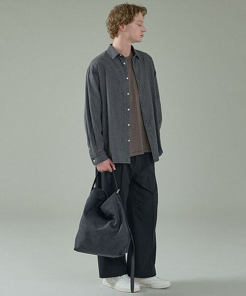 ABAHOUSE / アバハウス Tシャツ | コットンポンチ モダンフィット ボーダーロンT / オーバーサイズ【予約】 | 詳細21