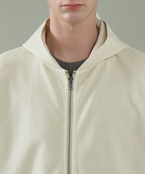 ABAHOUSE / アバハウス パーカー | 【スウェットライク】フェード ポンチ　ダブルZIPパーカー【予約】 | 詳細5