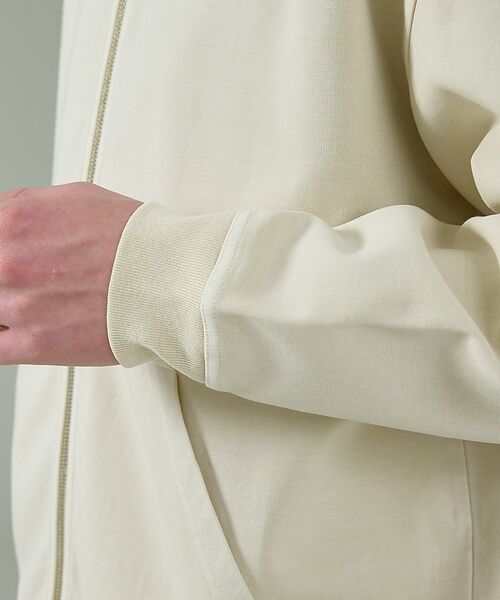 ABAHOUSE / アバハウス パーカー | 【スウェットライク】フェード ポンチ　ダブルZIPパーカー【予約】 | 詳細6