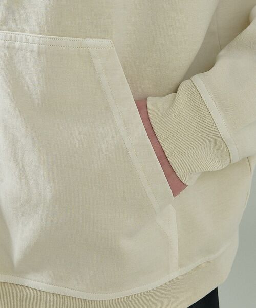 ABAHOUSE / アバハウス パーカー | 【スウェットライク】フェード ポンチ　ダブルZIPパーカー【予約】 | 詳細7