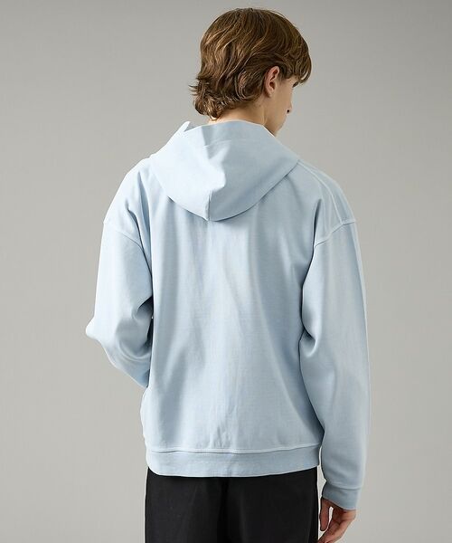 ABAHOUSE / アバハウス パーカー | 【スウェットライク】フェード ポンチ　ダブルZIPパーカー【予約】 | 詳細16
