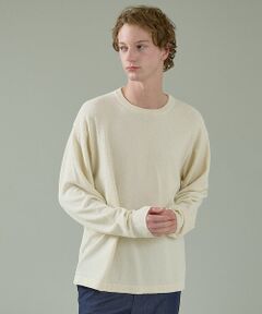 ABAHOUSE / アバハウス ニット・セーター | コットンブークレー クルーネックニット【予約】