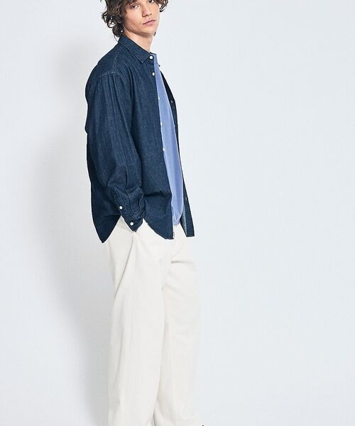 ABAHOUSE / アバハウス パンツ | 2タック チノワイドパンツ / イージーパンツ【追加生産】【予約】 | 詳細11