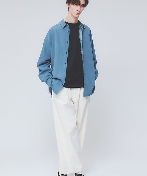 ABAHOUSE / アバハウス パンツ | 2タック チノワイドパンツ / イージーパンツ【追加生産】【予約】 | 詳細13