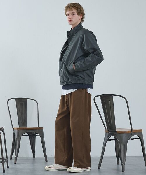 ABAHOUSE / アバハウス パンツ | 2タック チノワイドパンツ / イージーパンツ【追加生産】 | 詳細19