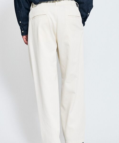 ABAHOUSE / アバハウス パンツ | 2タック チノワイドパンツ / イージーパンツ【追加生産】【予約】 | 詳細3