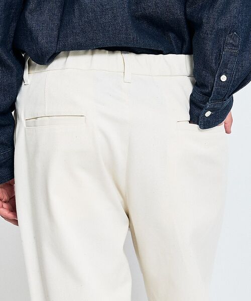 ABAHOUSE / アバハウス パンツ | 2タック チノワイドパンツ / イージーパンツ【追加生産】【予約】 | 詳細4