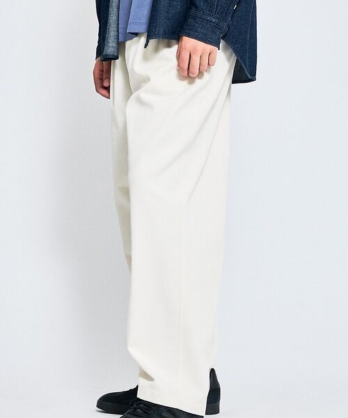 ABAHOUSE / アバハウス パンツ | 2タック チノワイドパンツ / イージーパンツ【追加生産】【予約】 | 詳細9