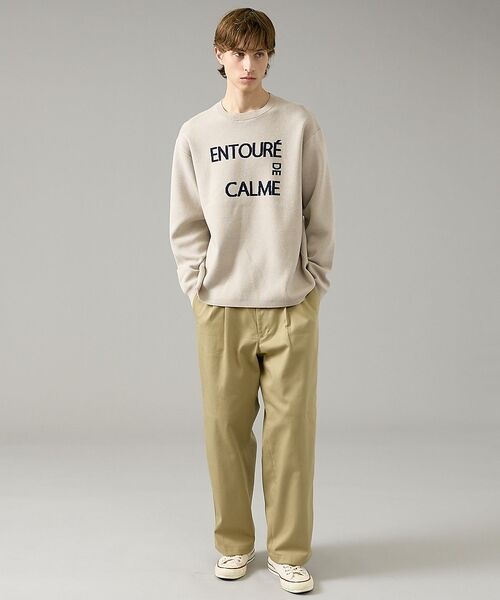 ABAHOUSE / アバハウス パンツ | 2タック チノワイドパンツ / イージーパンツ【追加生産】【予約】 | 詳細26