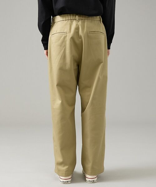 ABAHOUSE / アバハウス パンツ | 2タック チノワイドパンツ / イージーパンツ【追加生産】【予約】 | 詳細19