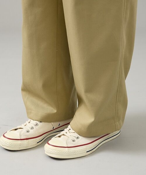ABAHOUSE / アバハウス パンツ | 2タック チノワイドパンツ / イージーパンツ【追加生産】【予約】 | 詳細23