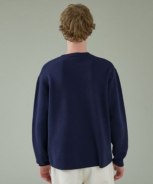 ABAHOUSE / アバハウス ニット・セーター | 【2026NEW】ジャガードロゴニット プルオーバー / オーバーサイズ / L | 詳細12